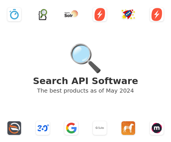 The best Search API products
