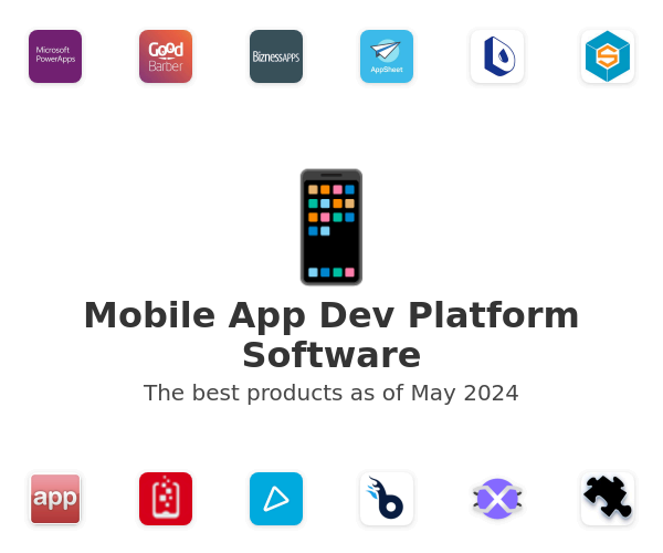 The best Mobile App Dev Platform products