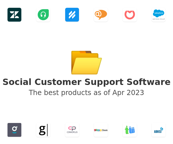 The best Social Customer Support products