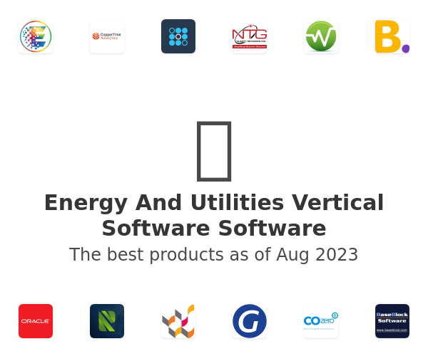 The best Energy And Utilities Vertical Software products