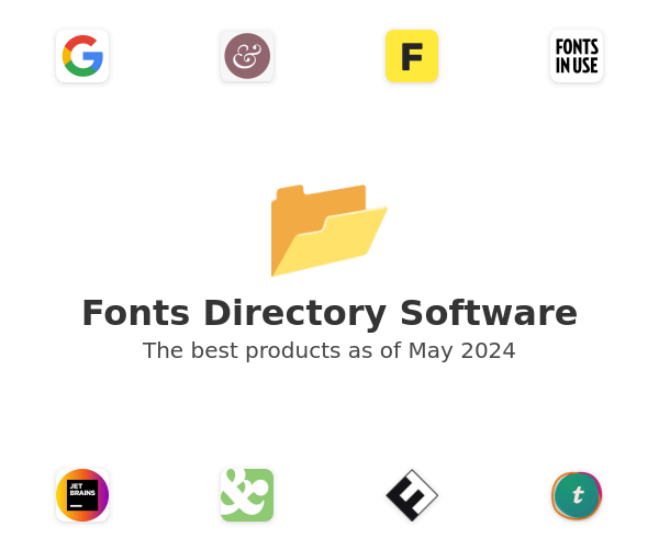 The best Fonts Directory products