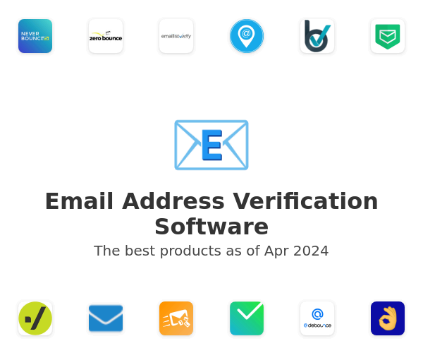 The best Email Address Verification products
