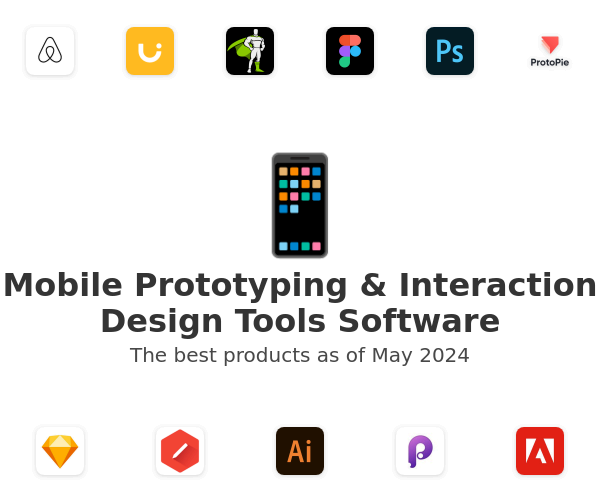 The best Mobile Prototyping & Interaction Design Tools products