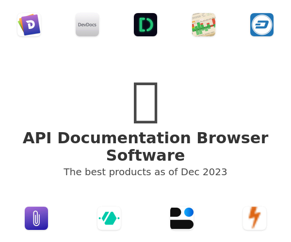 The best API Documentation Browser products