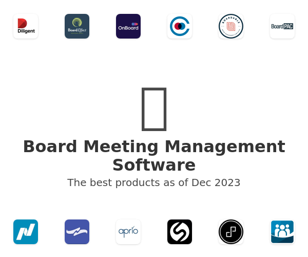 The best Board Meeting Management products