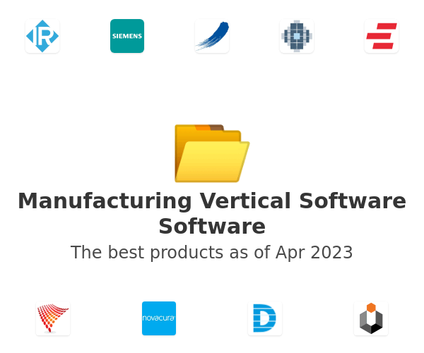 The best Manufacturing Vertical Software products