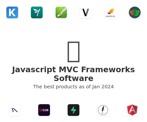 The best Javascript MVC Frameworks products