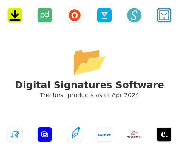The best Digital Signatures products