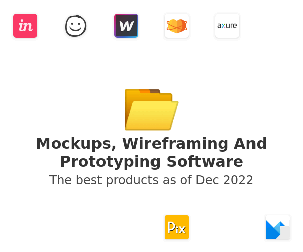 The best Mockups, Wireframing And Prototyping products