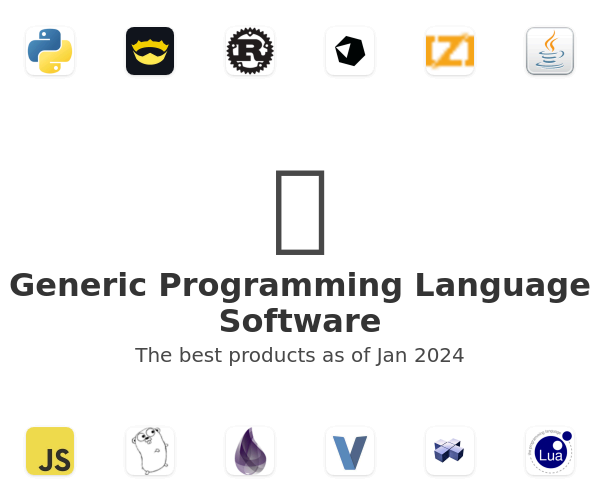 The best Generic Programming Language products