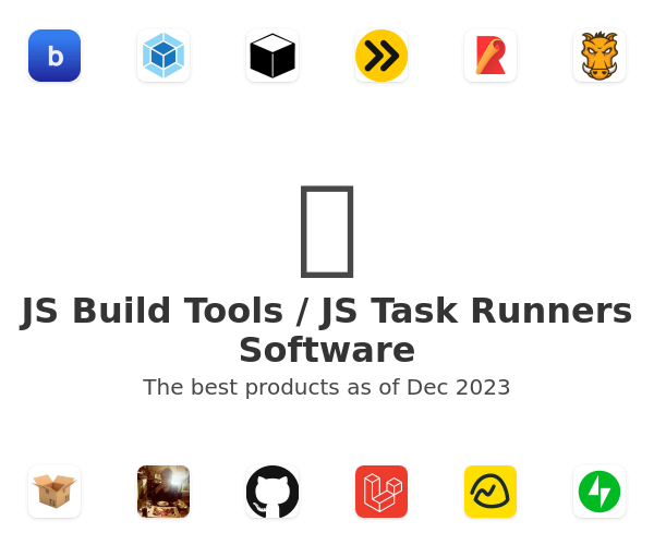 The best JS Build Tools / JS Task Runners products