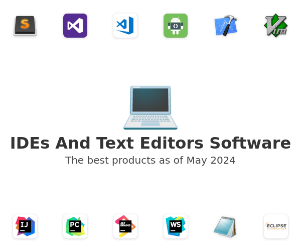 The best IDEs And Text Editors products