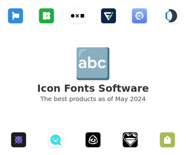 The best Icon Fonts products