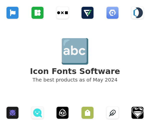 The best Icon Fonts products