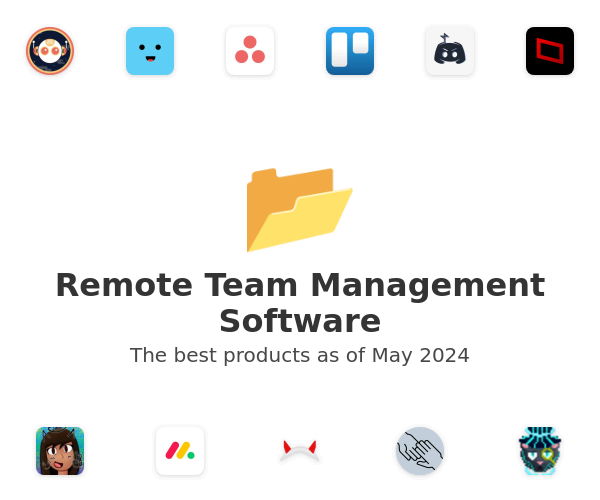 The best Remote Team Management products