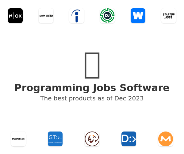 The best Programming Jobs products