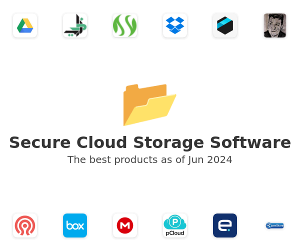 The best Secure Cloud Storage products