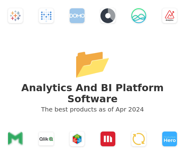 The best Analytics And BI Platform products