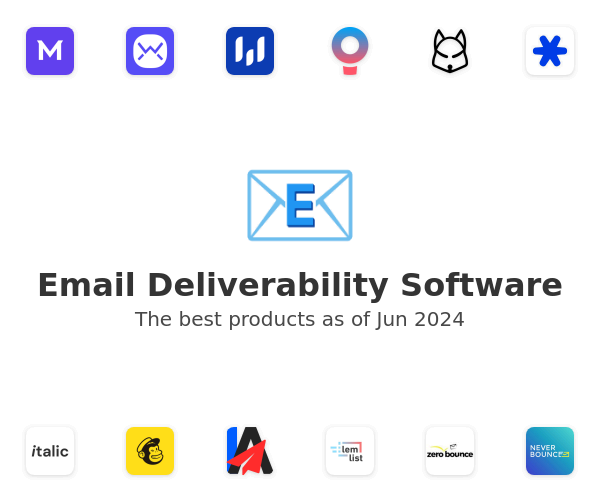 The best Email Deliverability products