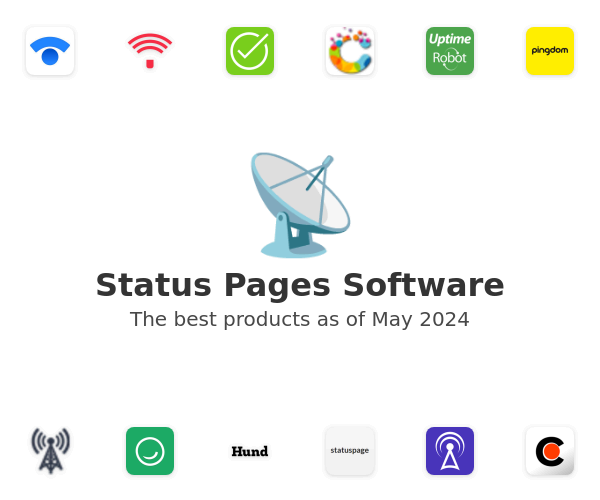 The best Status Pages products