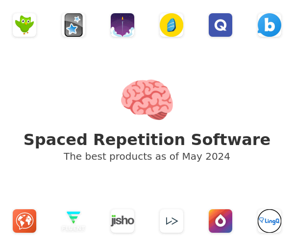 The best Spaced Repetition products