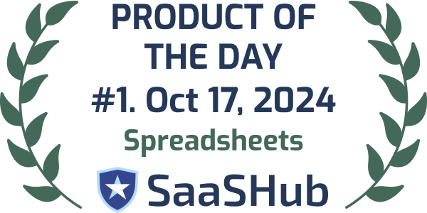 Google Sheets trophy