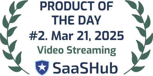 Vimeo Live trophy