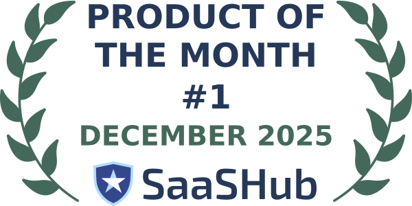 SaaSHub trophy