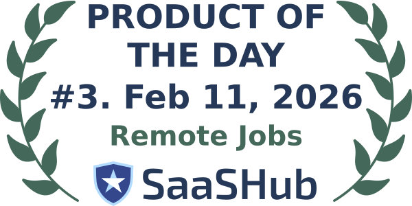 WeWorkRemotely trophy