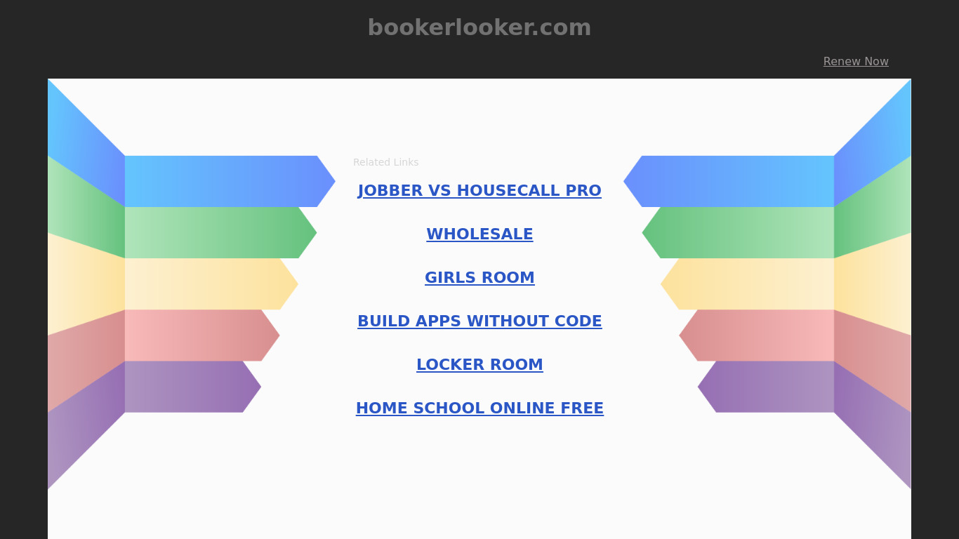 BookerLooker Landing page