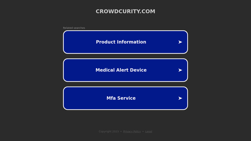 Crowdcurity Landing Page