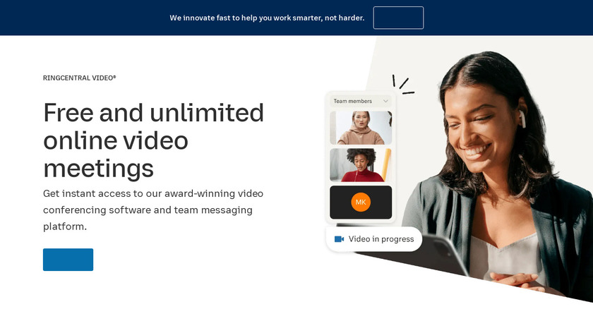 RingCentral Video Landing Page
