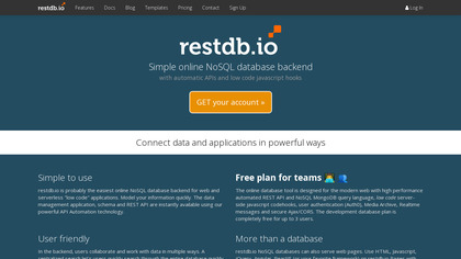 restdb.io screenshot