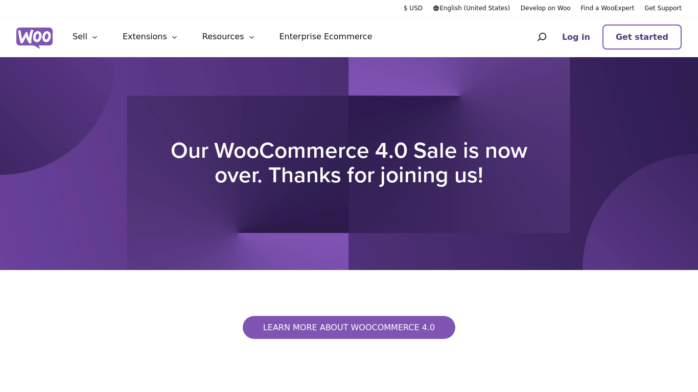 WooCommerce Landing page