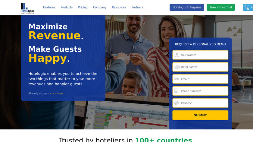 Hotelogix Landing Page