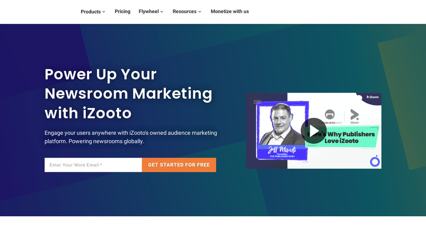 iZooto Landing Page