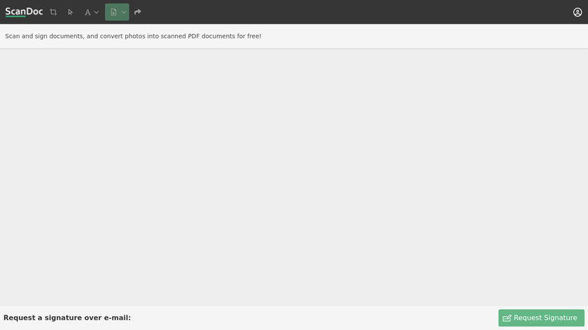 ImageToScan.com Landing Page