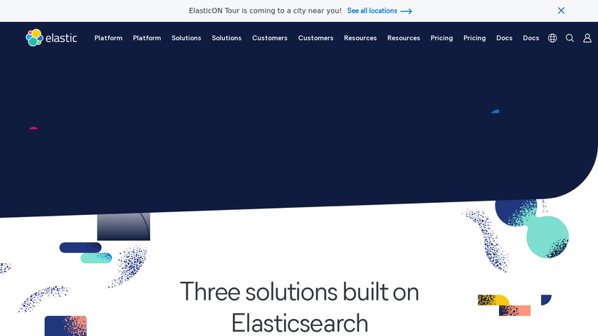 ElasticSearch Landing Page