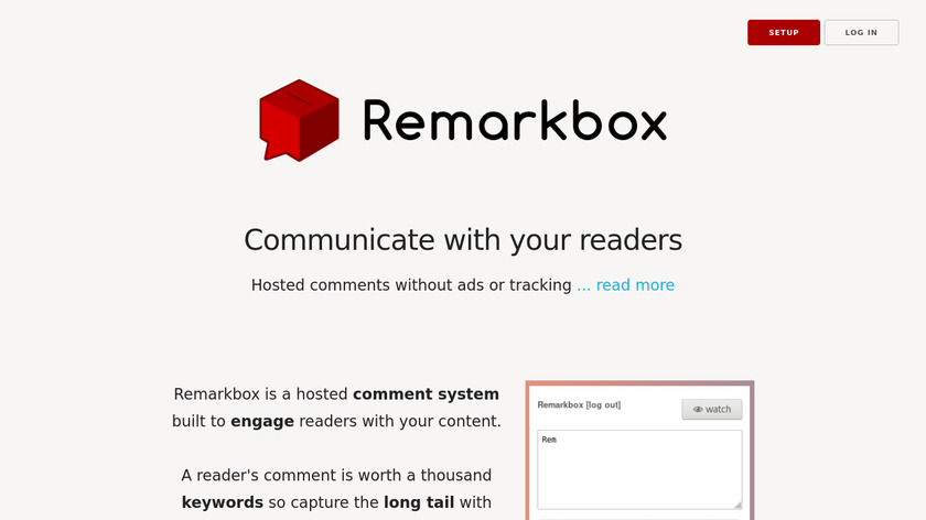 Remarkbox Landing Page