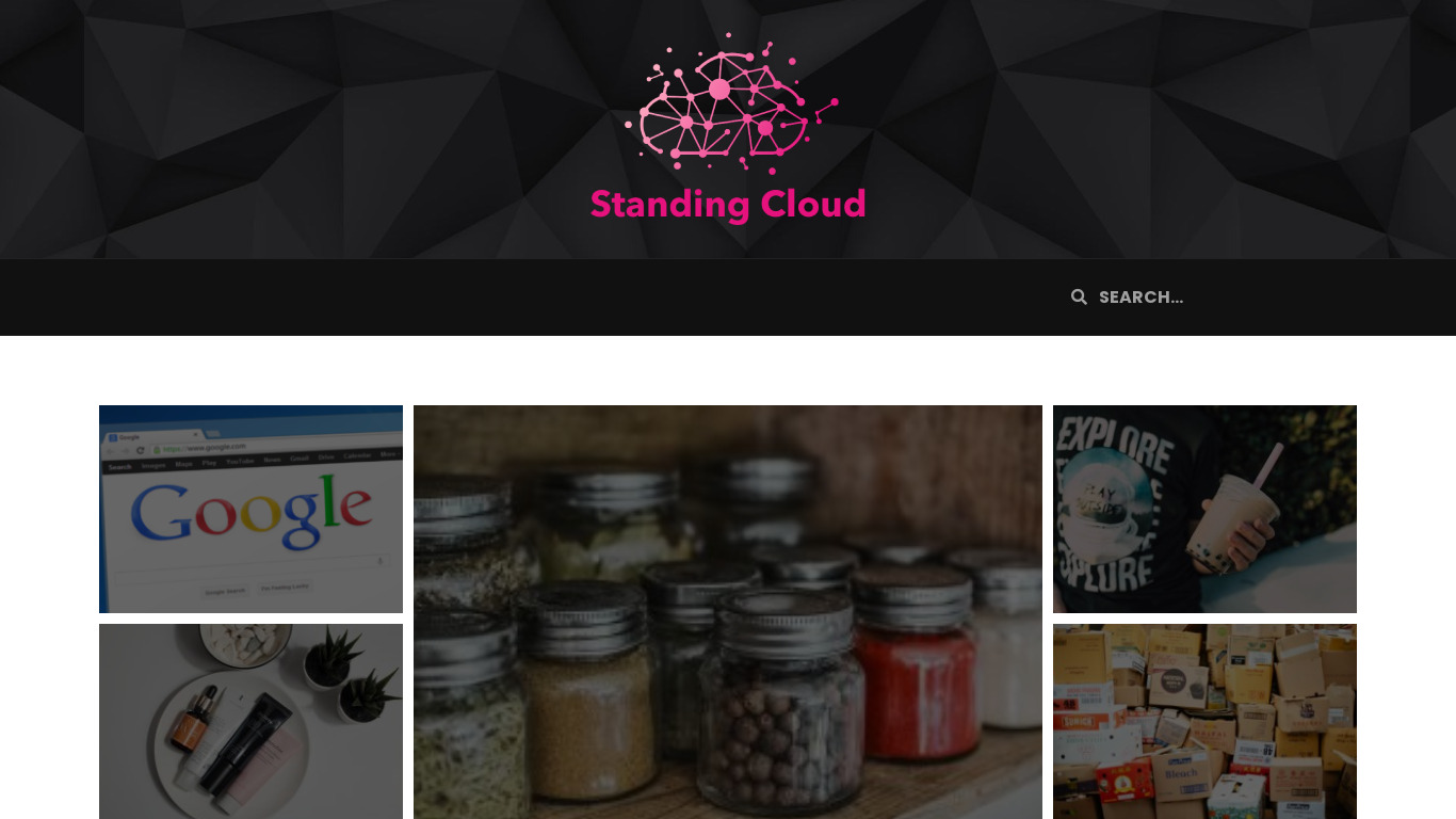 Standing Cloud Landing page