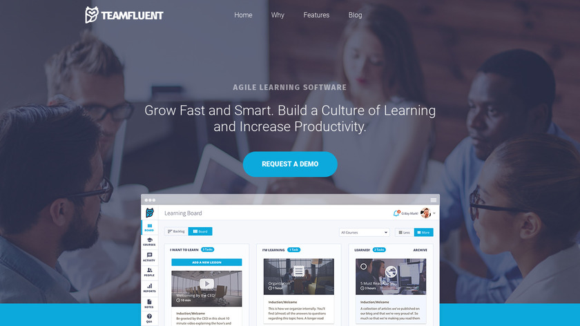 Teamfluent Landing Page