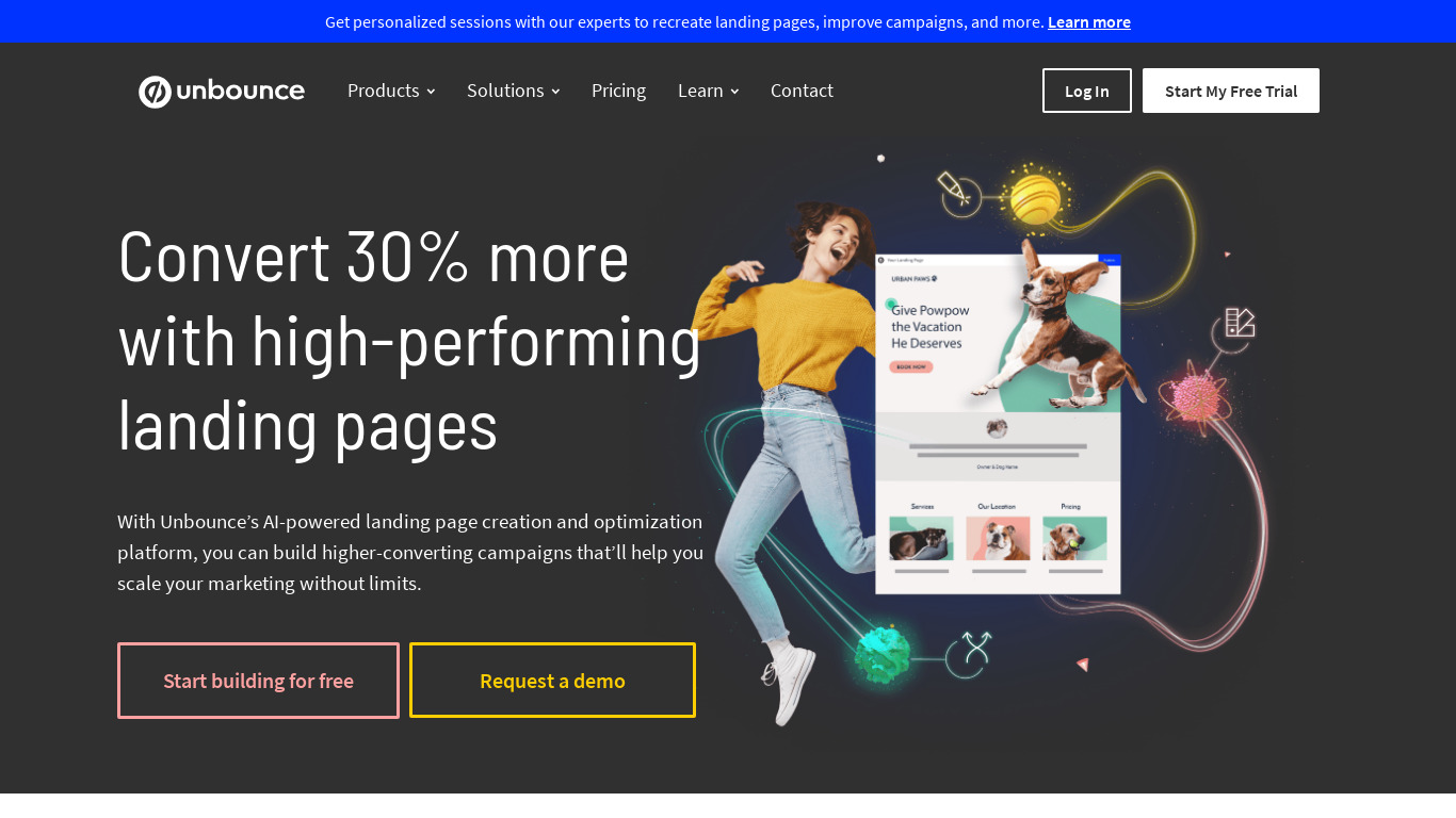 Unbounce Landing page