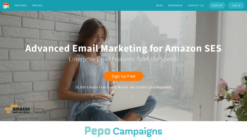 Pepo Campaigns Landing Page