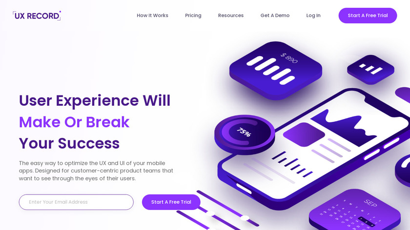 UXRecord Landing Page
