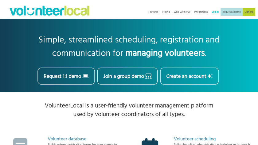 VolunteerLocal Landing Page
