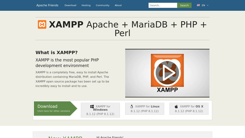 XAMPP Landing Page