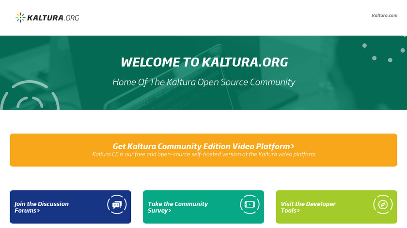 Kaltura Landing Page