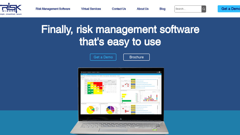 Risk Wizard Landing Page