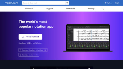 MuseScore.org screenshot