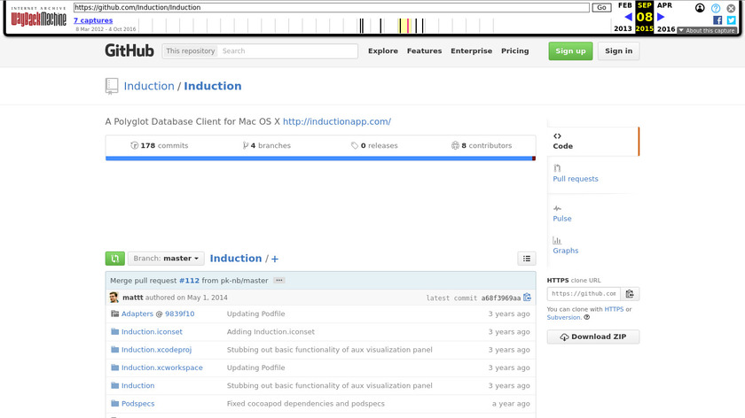 Induction Landing Page